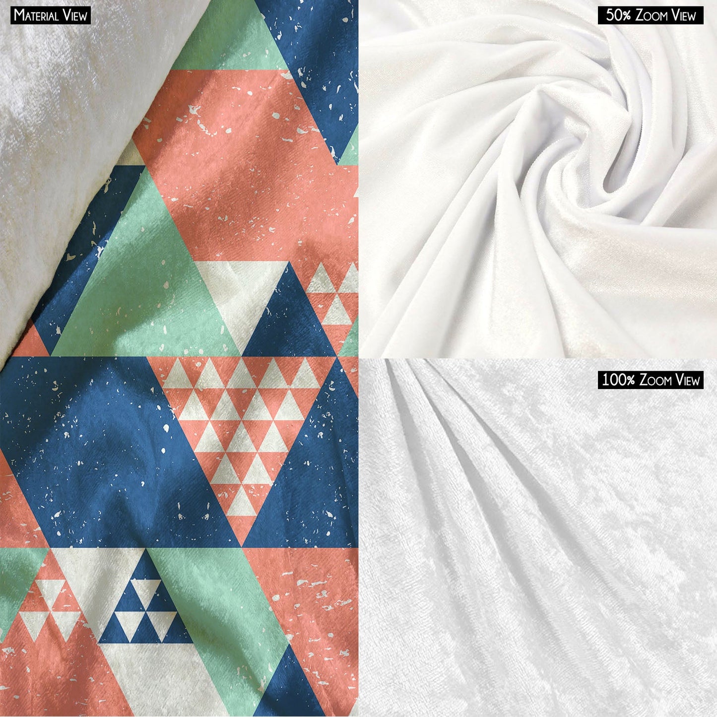 Colorful Triangles D1 Table Mat Placemat