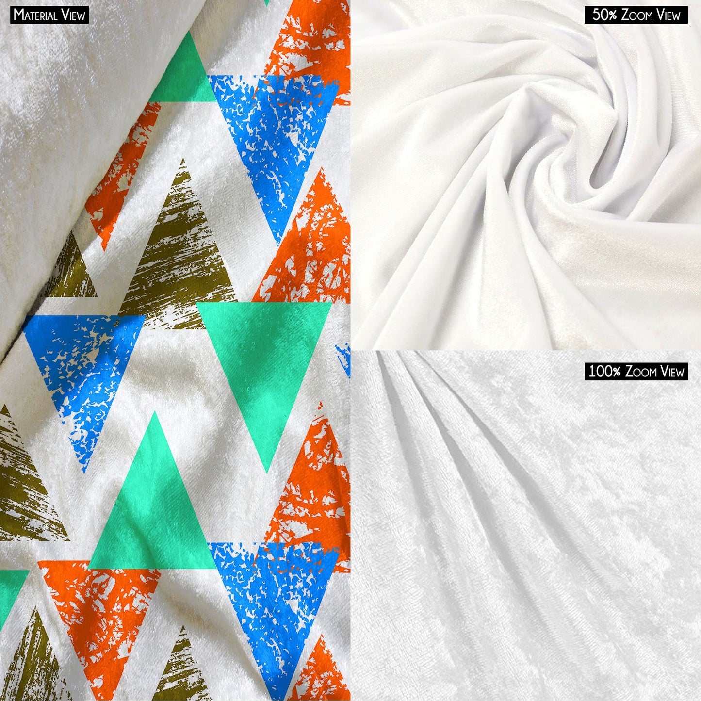 Mixed Triangled D2 Table Mat Placemat