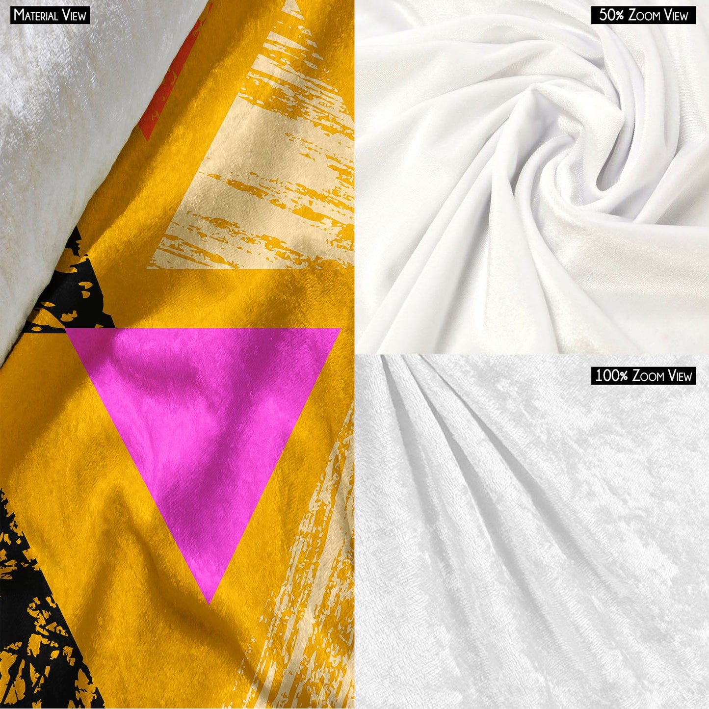 Mixed Triangled D3 Table Mat Placemat