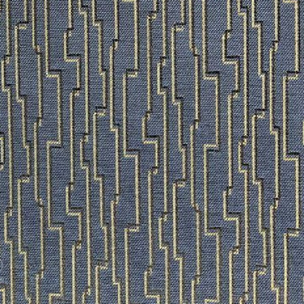 Remnant of Arc-Com Robotic Sapphire Upholstery Fabric