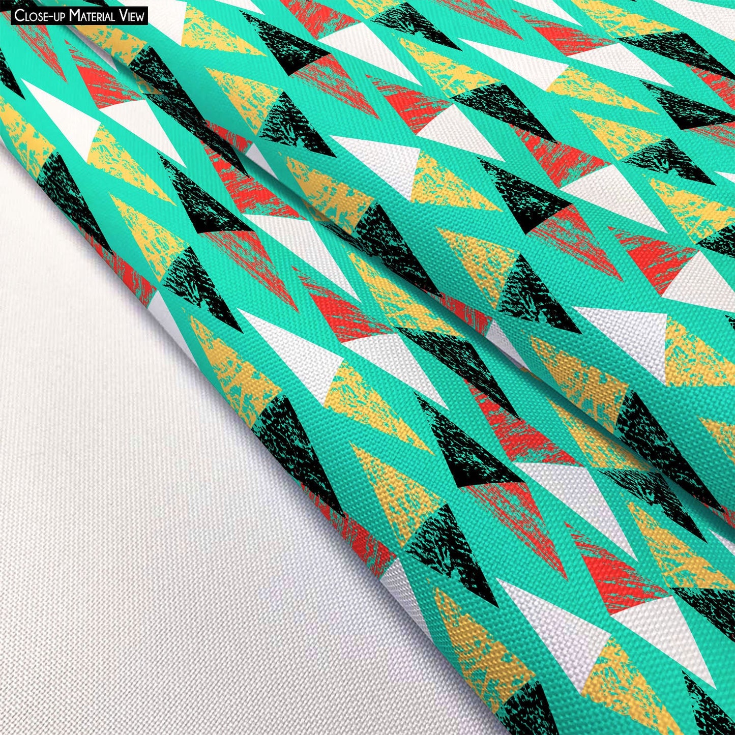 Grunged Triangles Table Mat Placemat