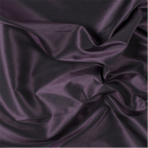 Runway Silks Dark Burgundy Silk Taffeta Fabric - Reorderable