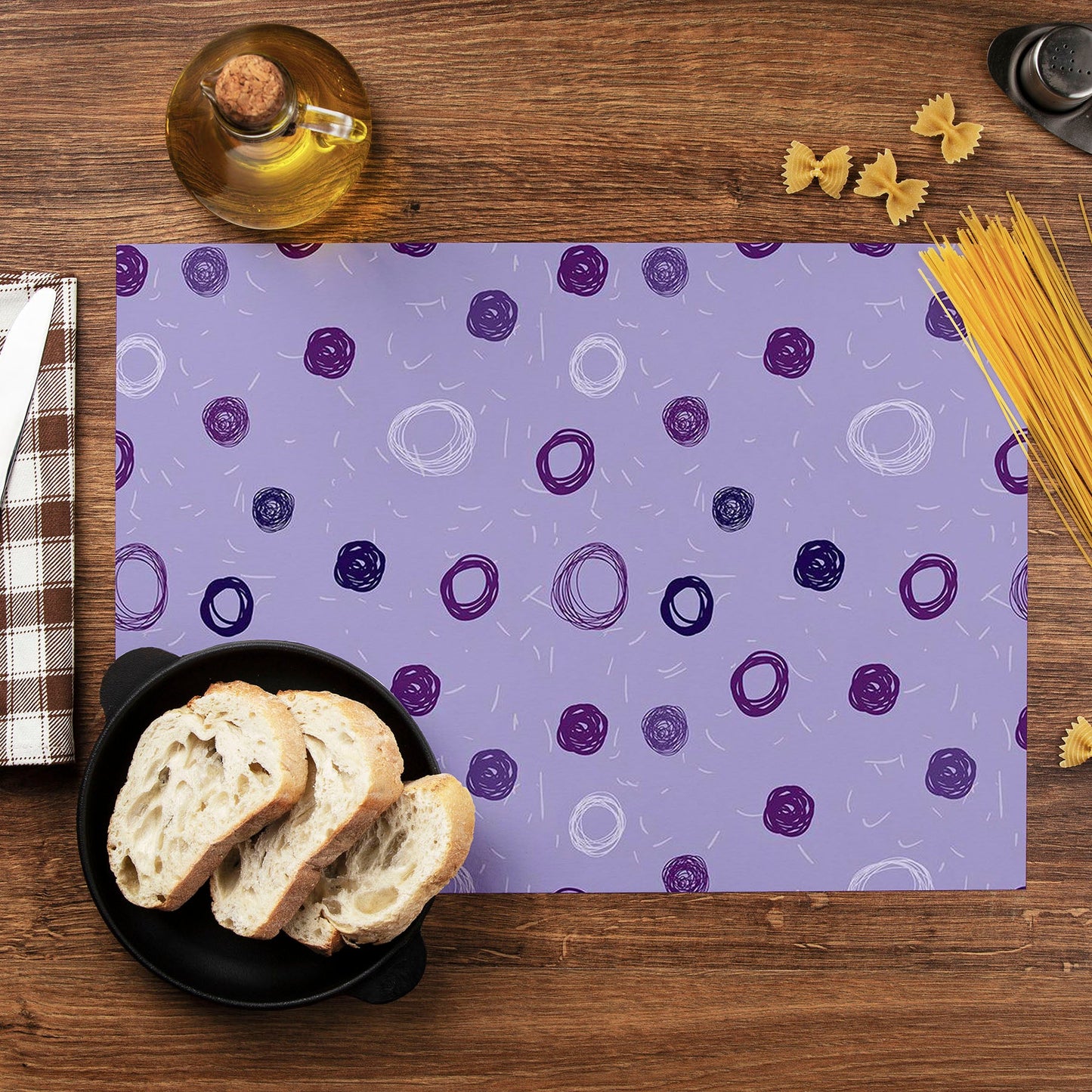 Hand Drawn Design D1 Table Mat Placemat