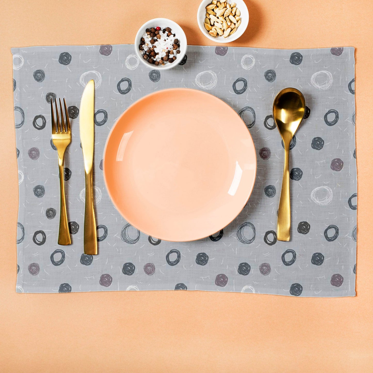 Hand Drawn Design D2 Table Mat Placemat