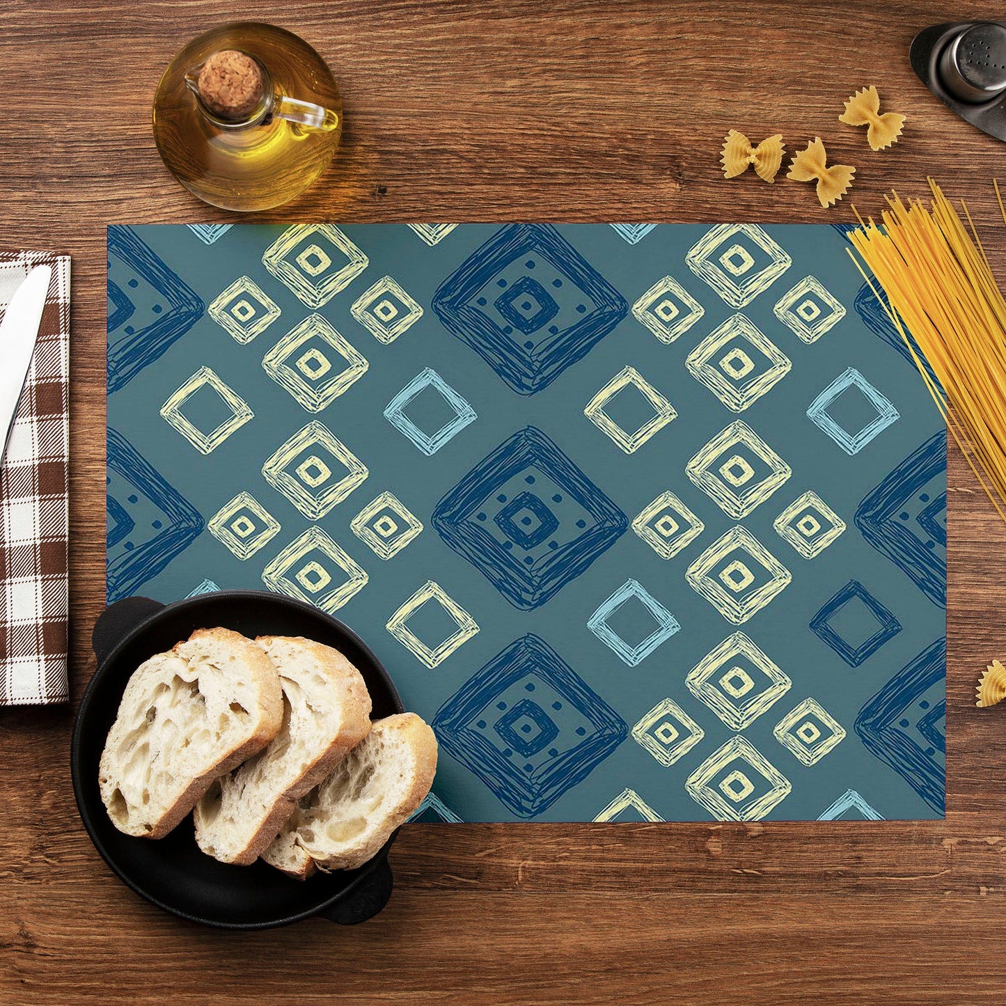 Geometric Art D2 Table Mat Placemat