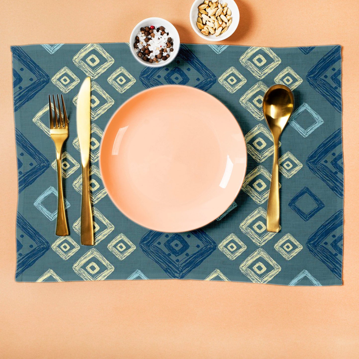 Geometric Art D2 Table Mat Placemat