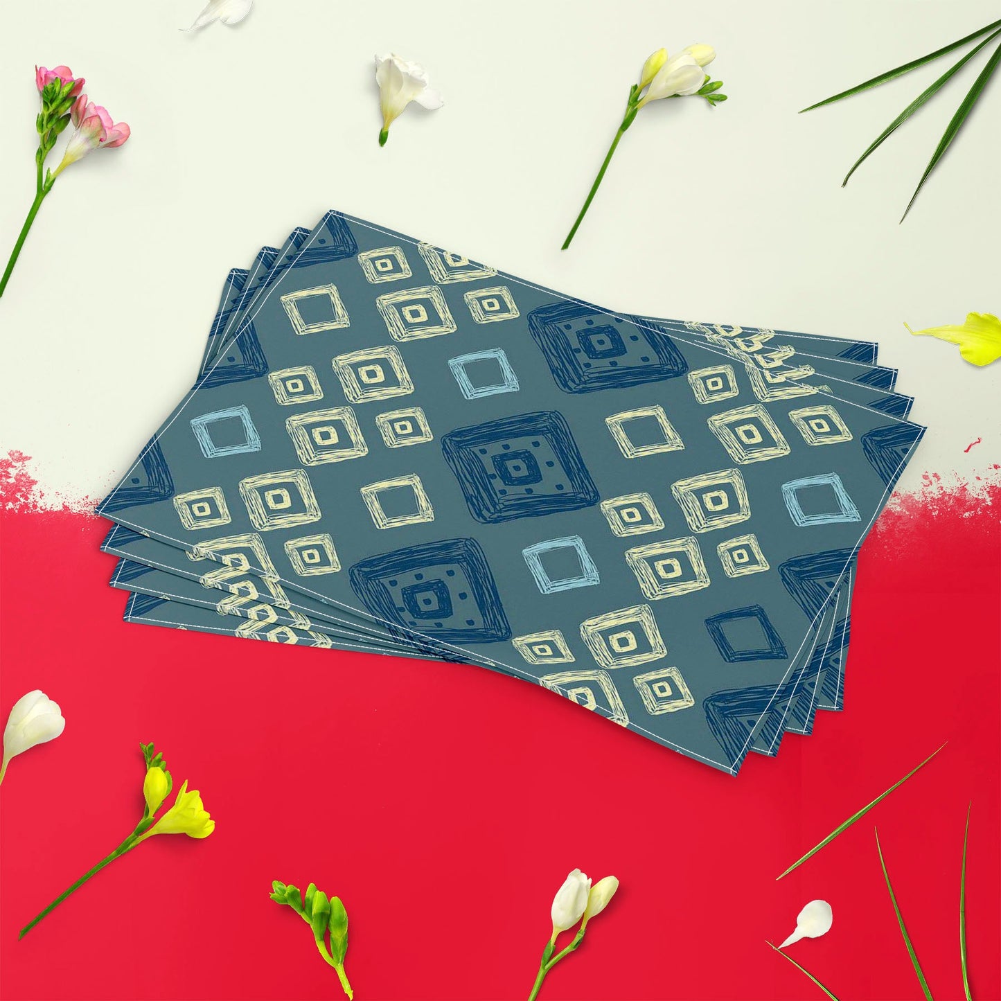 Geometric Art D2 Table Mat Placemat