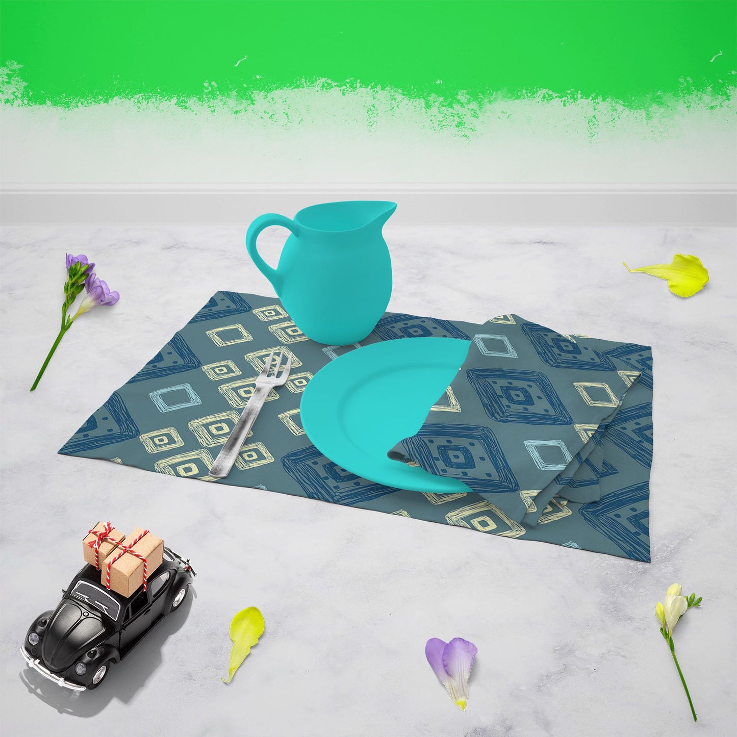 Geometric Art D2 Table Mat Placemat