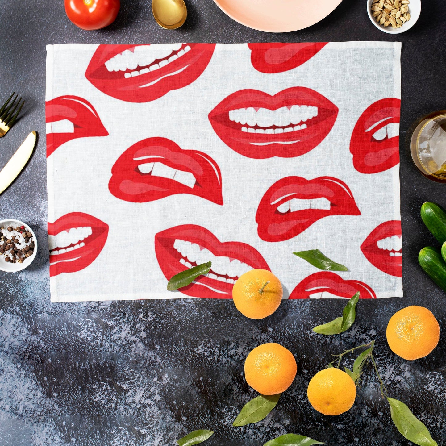Lips D3 Table Mat Placemat
