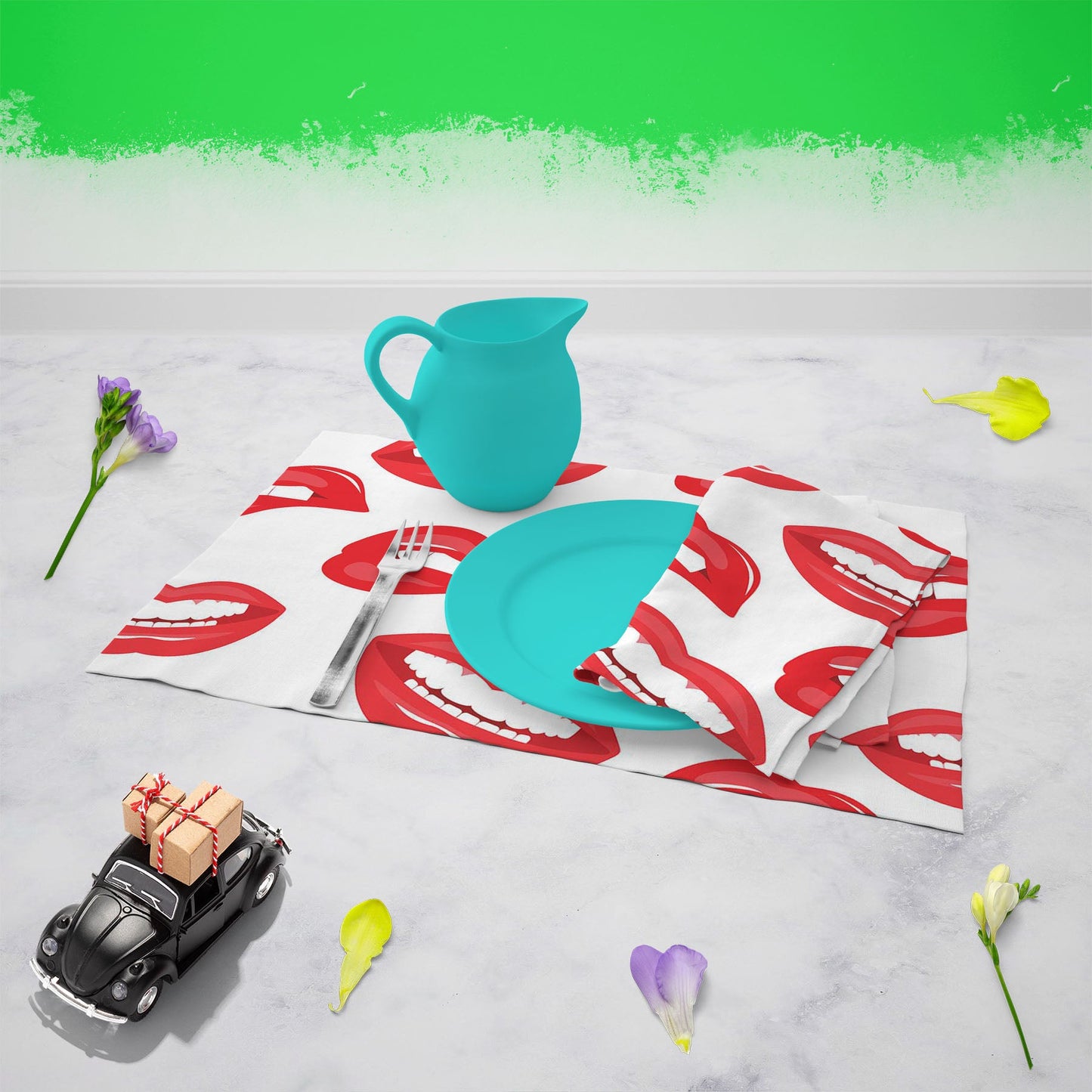 Lips D3 Table Mat Placemat