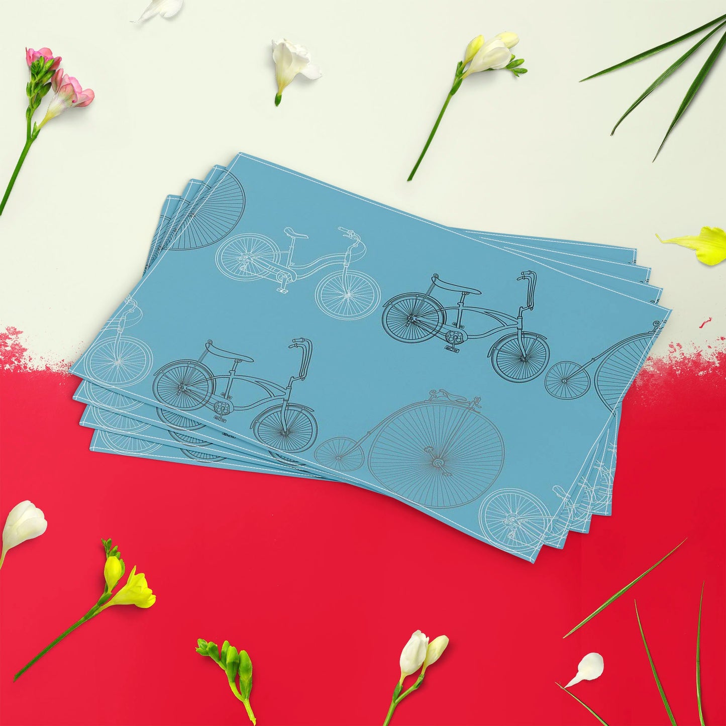 Bicycles D2 Table Mat Placemat