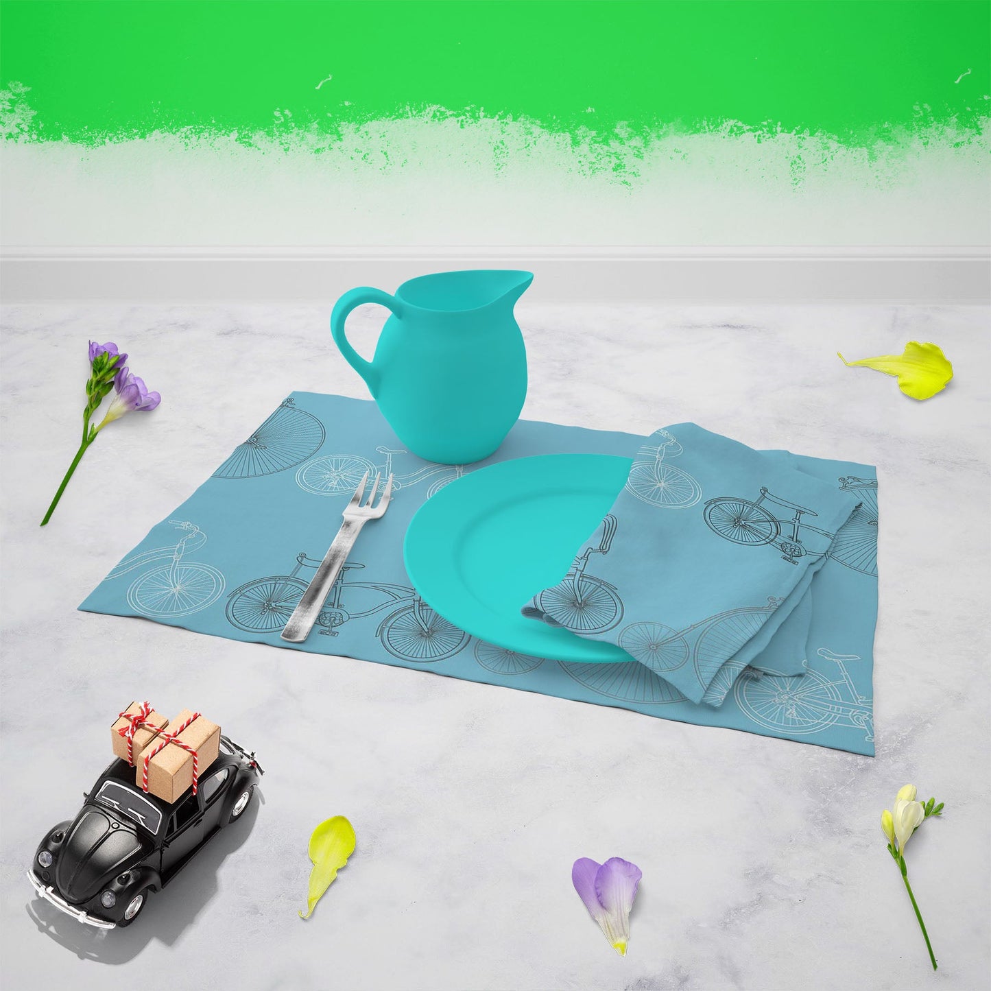Bicycles D2 Table Mat Placemat