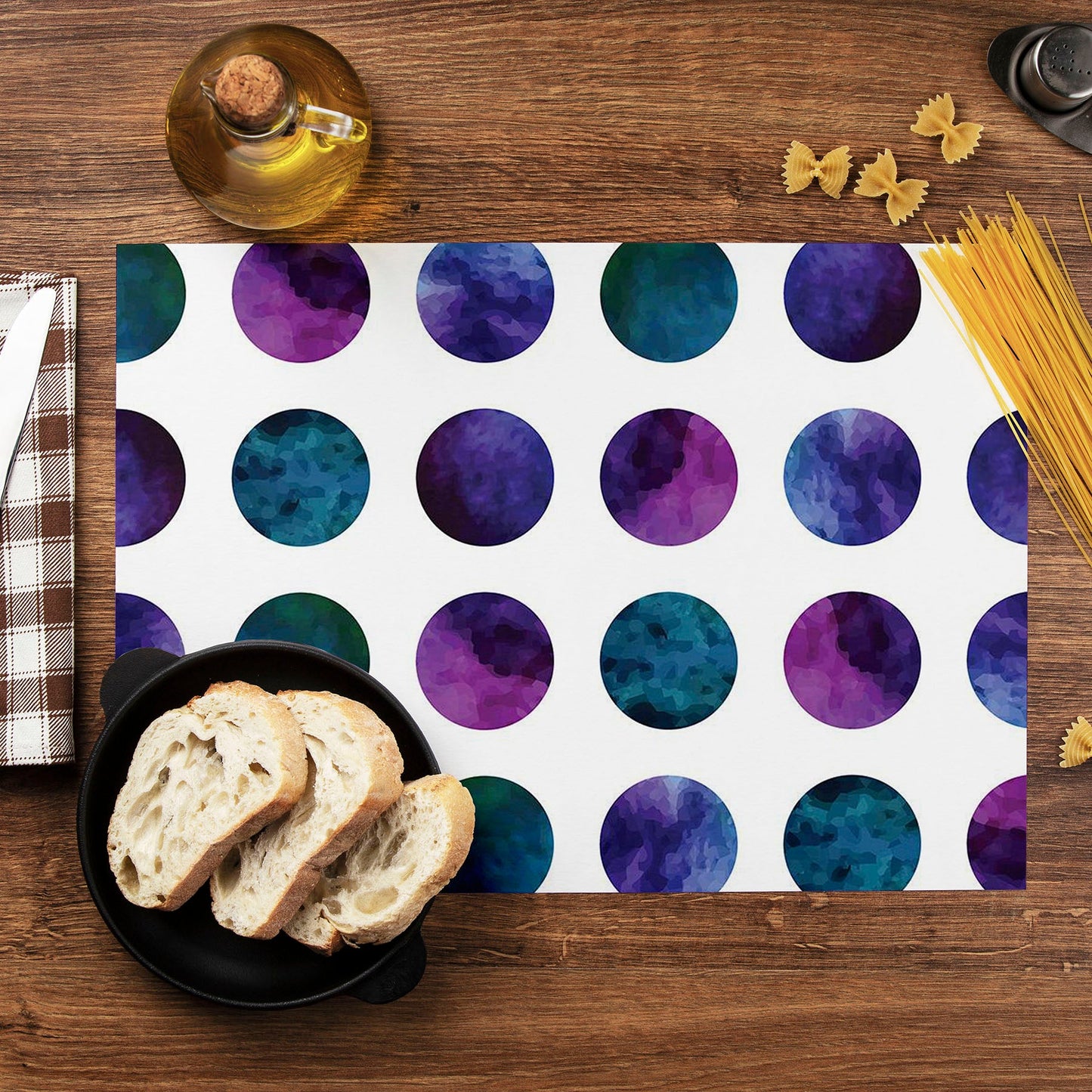 Gradient Circles Table Mat Placemat