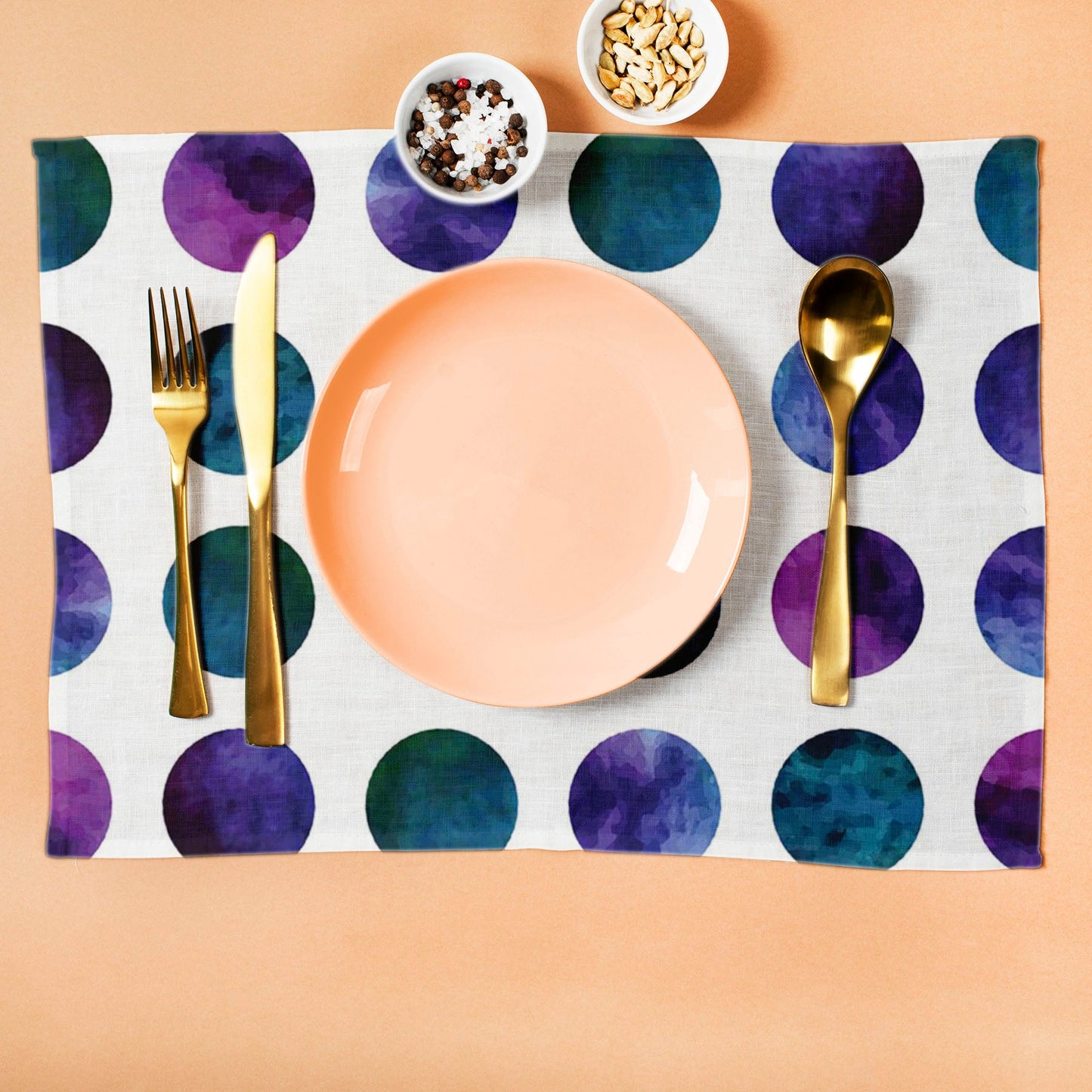 Gradient Circles Table Mat Placemat