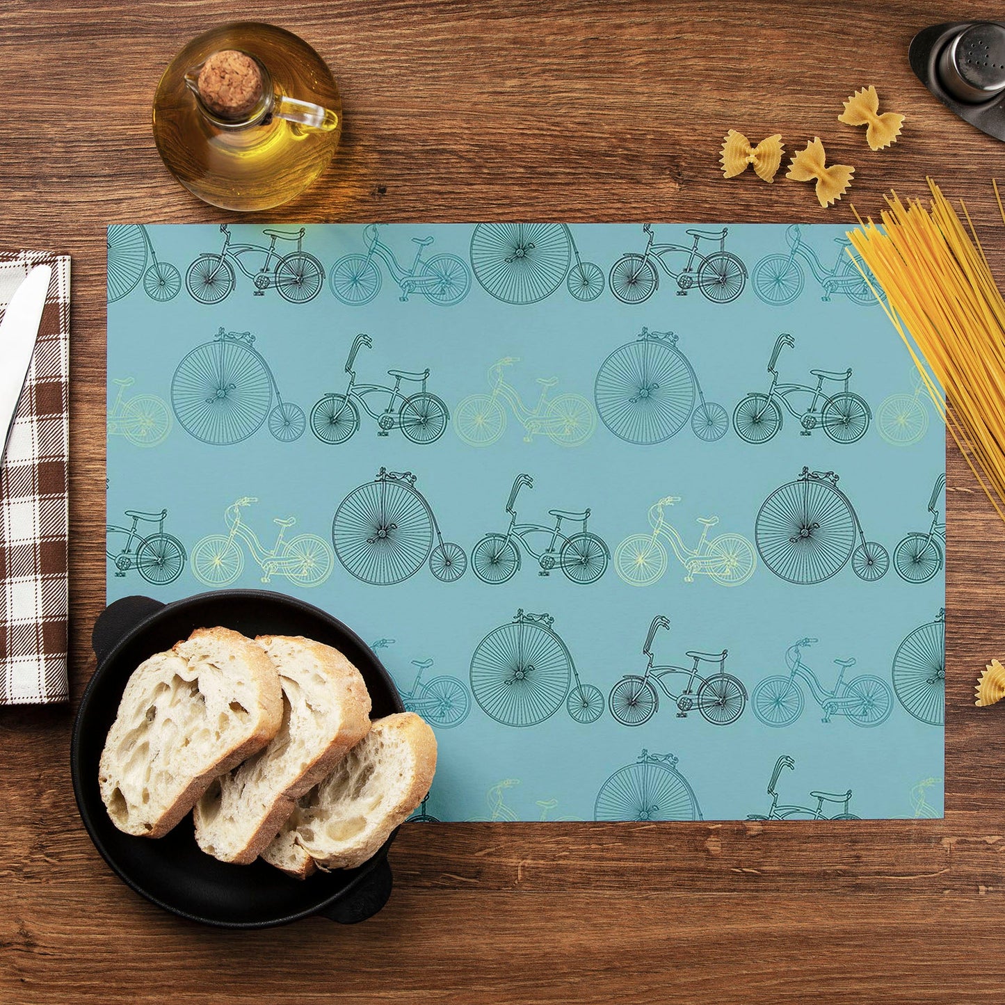 Bicycles D3 Table Mat Placemat