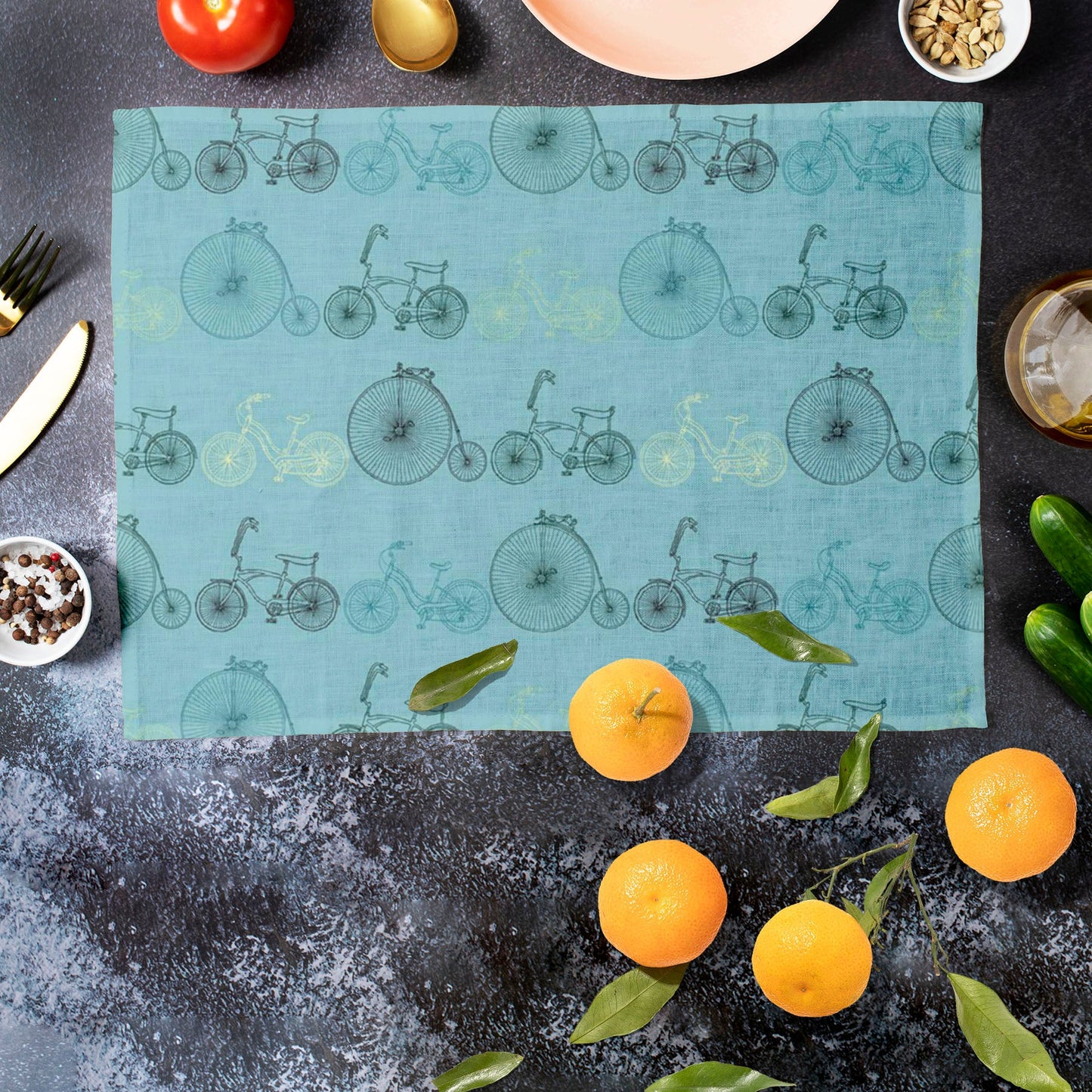 Bicycles D3 Table Mat Placemat