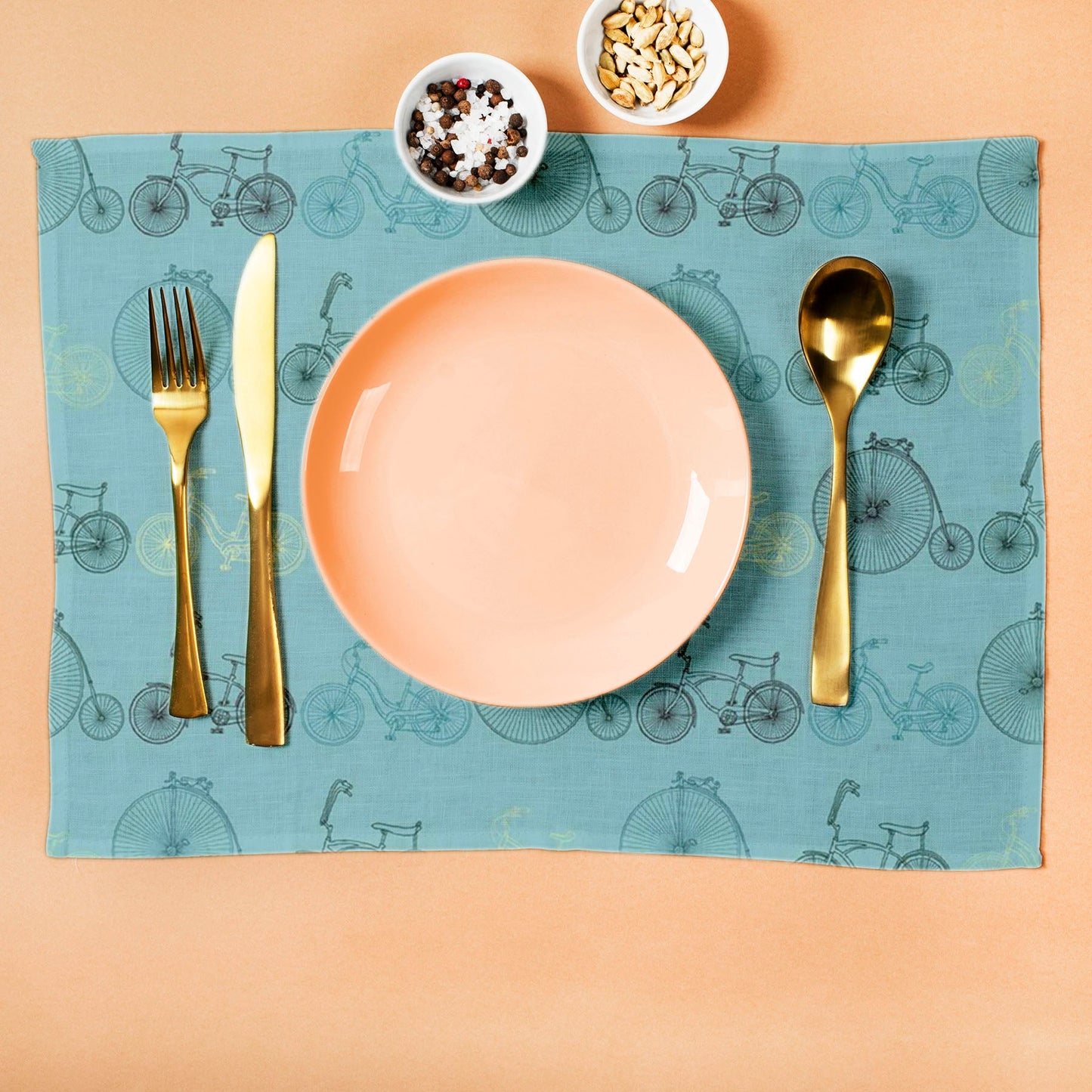 Bicycles D3 Table Mat Placemat