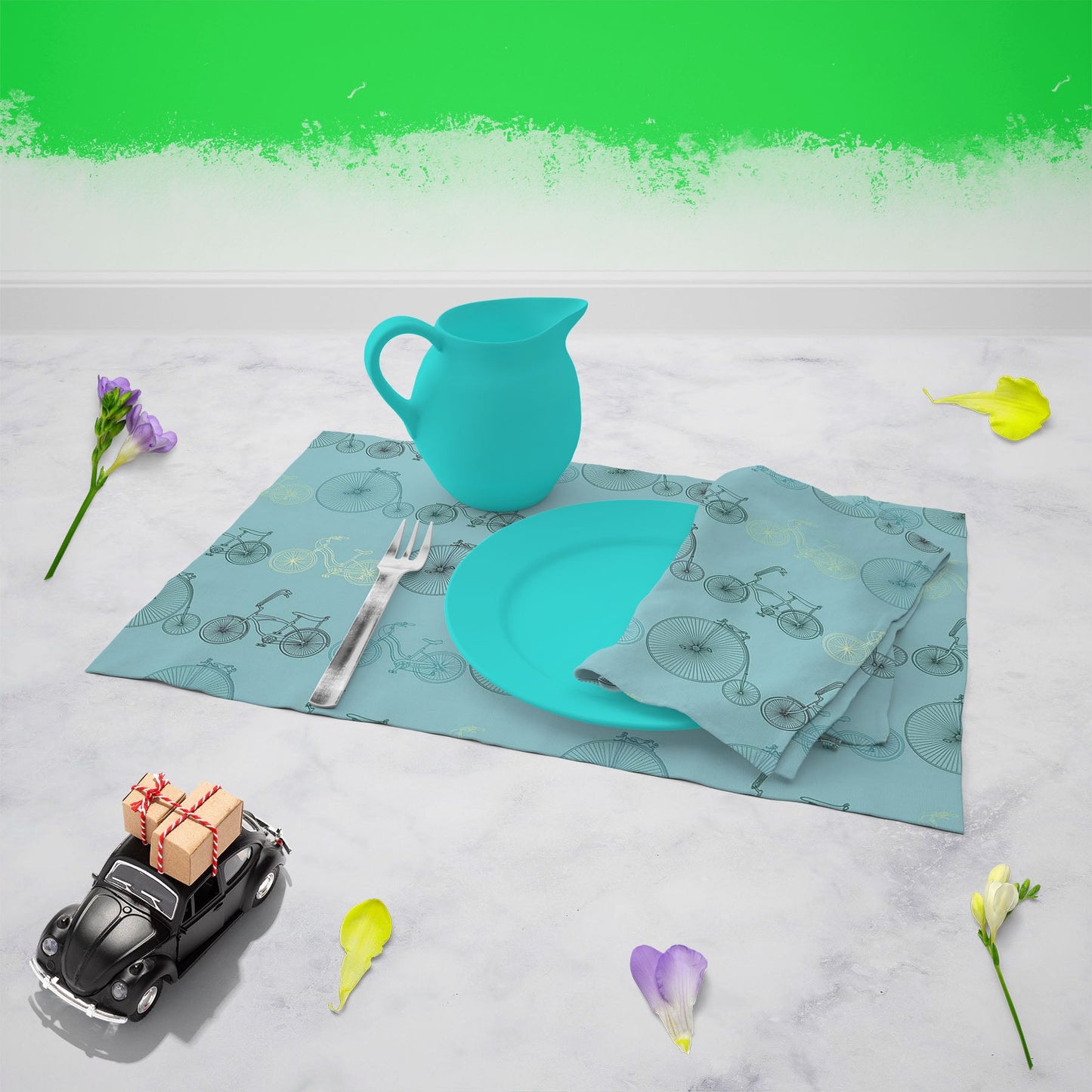 Bicycles D3 Table Mat Placemat
