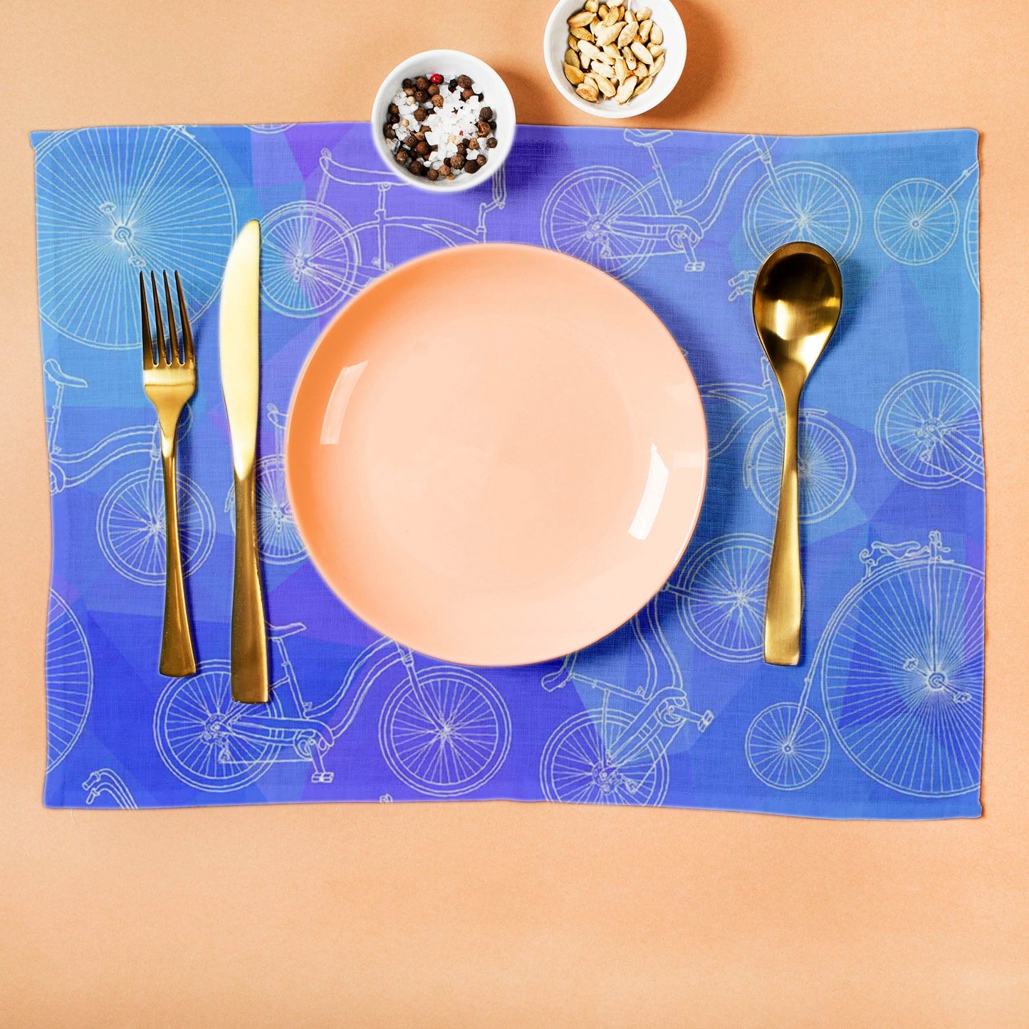 Bicycles D4 Table Mat Placemat
