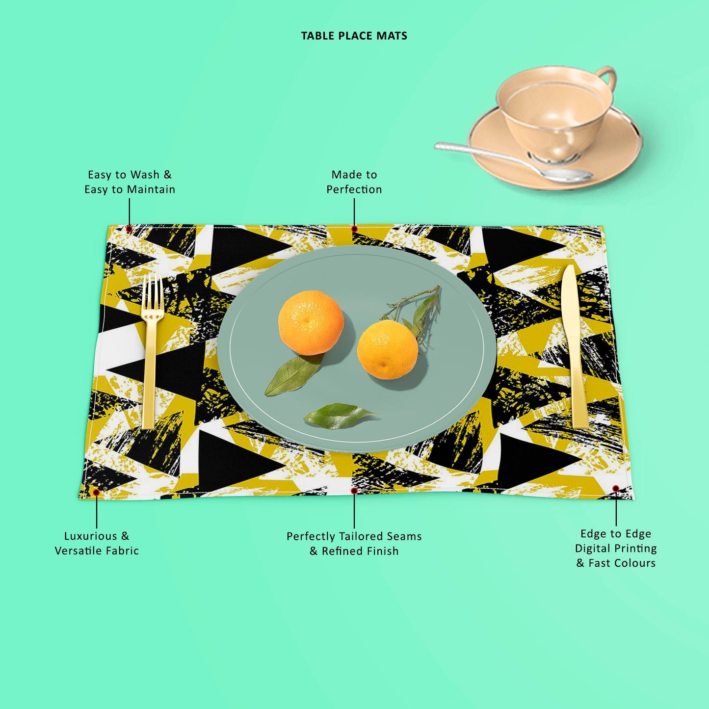 Geometrical Behaviour D1 Table Mat Placemat