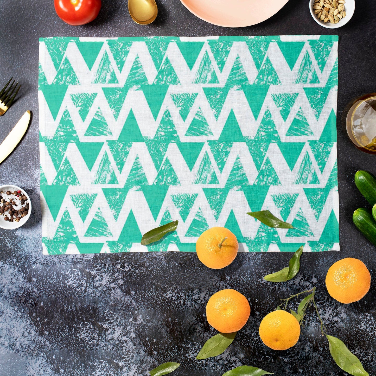Geometrical Behaviour D2 Table Mat Placemat