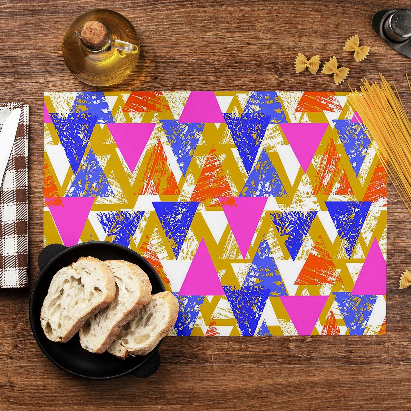Geometrical Behaviour D3 Table Mat Placemat