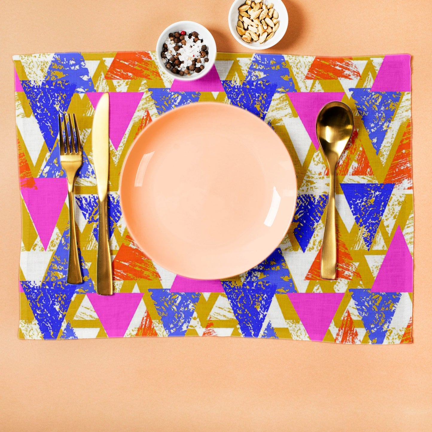 Geometrical Behaviour D3 Table Mat Placemat