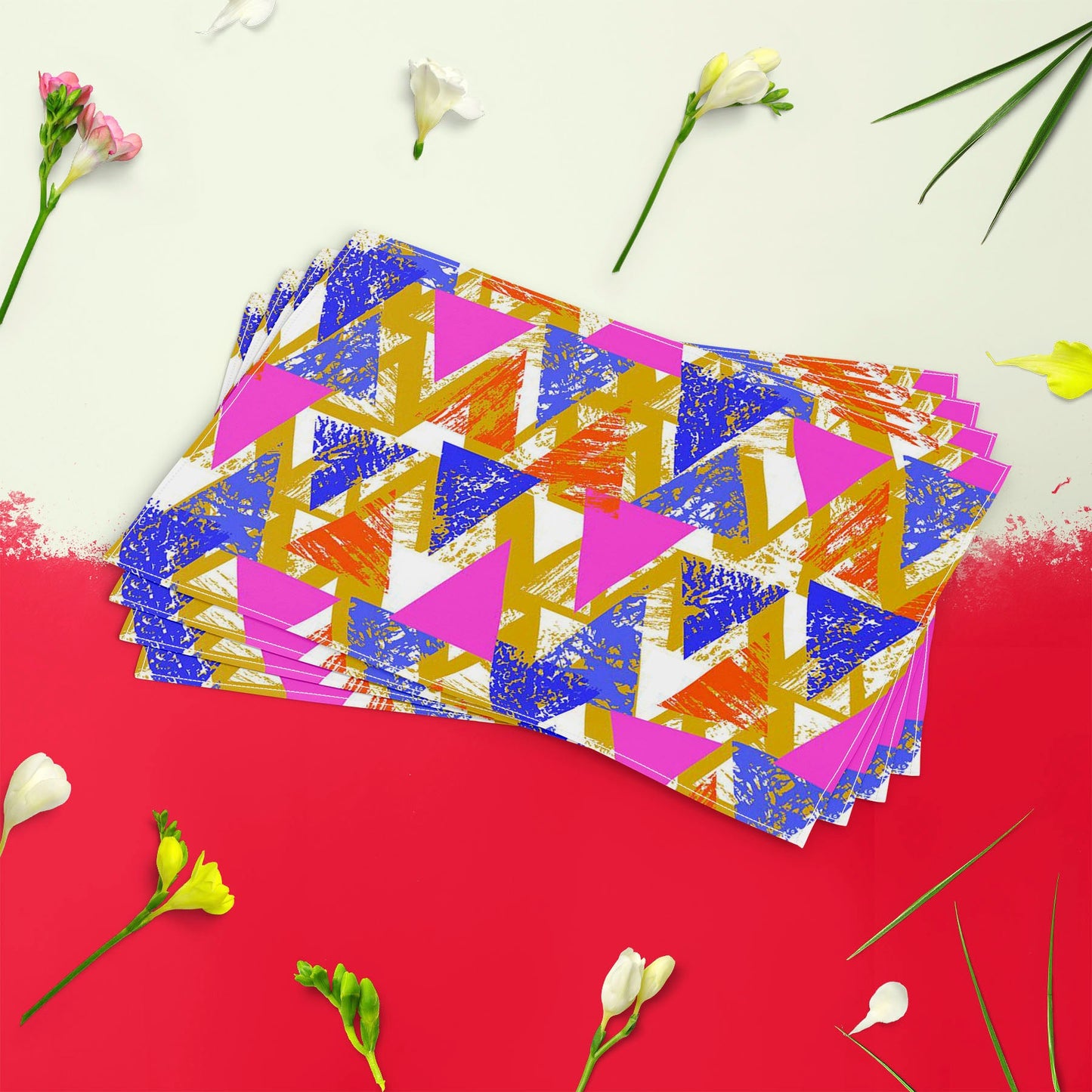 Geometrical Behaviour D3 Table Mat Placemat