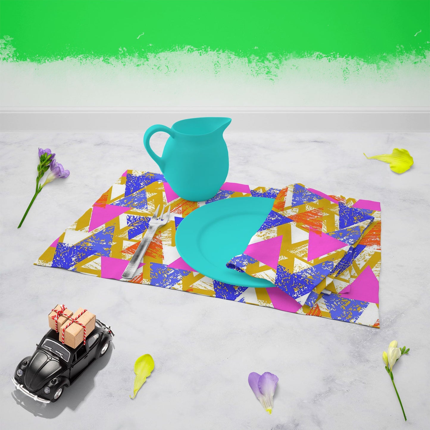 Geometrical Behaviour D3 Table Mat Placemat