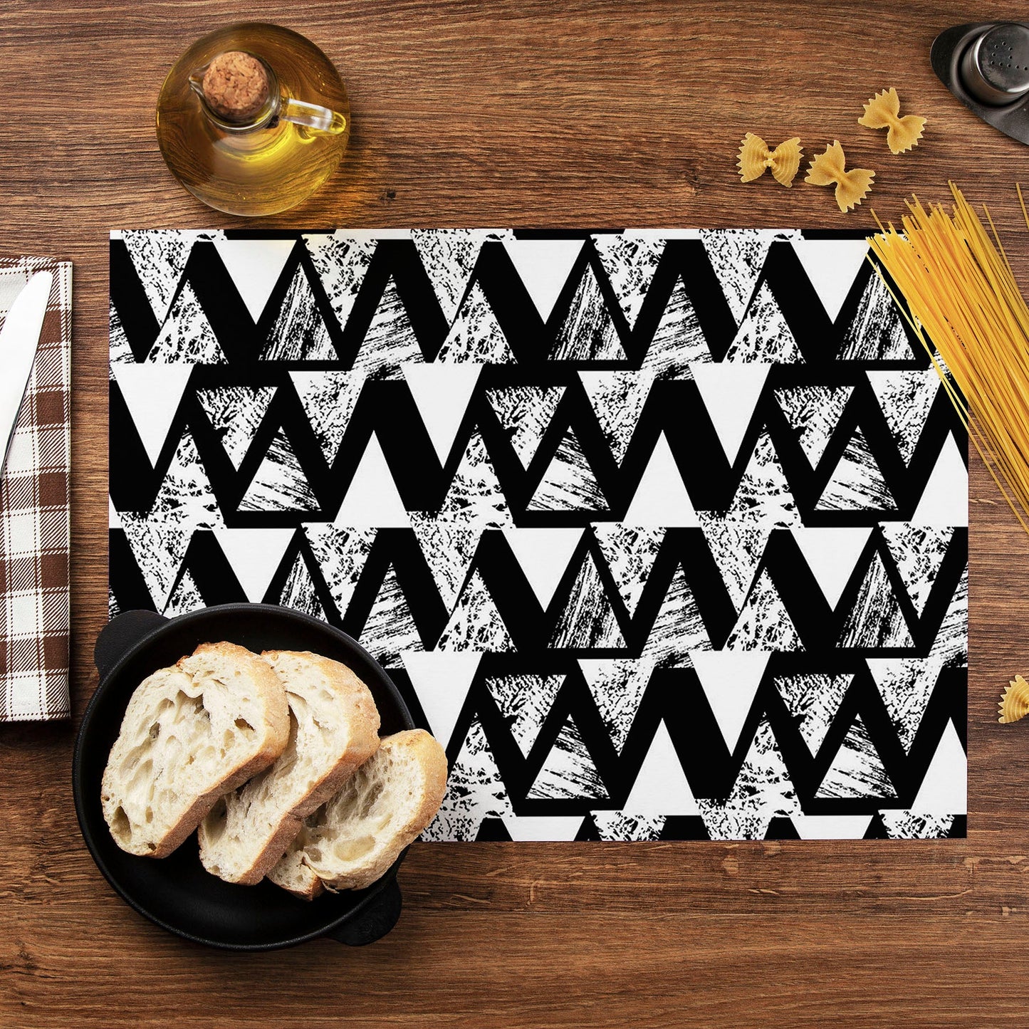 Geometrical Behaviour D4 Table Mat Placemat