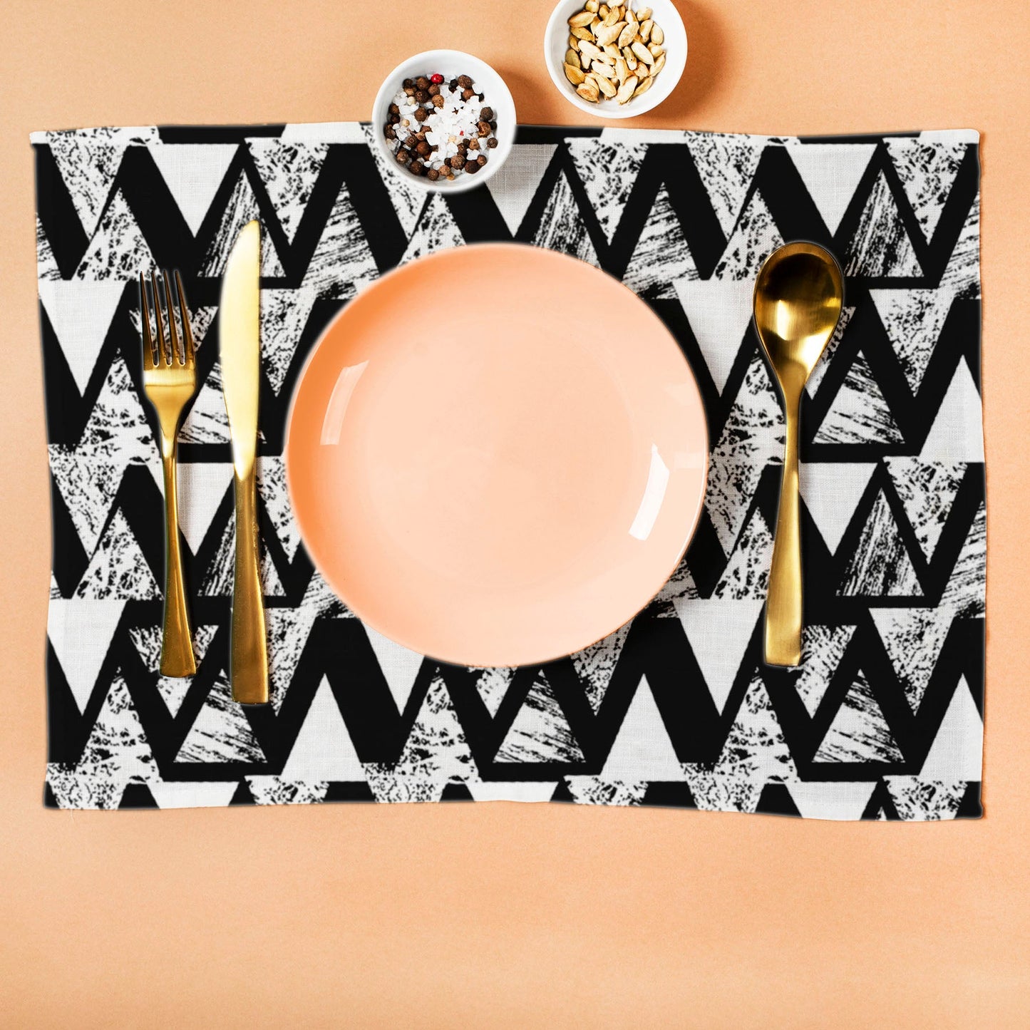 Geometrical Behaviour D4 Table Mat Placemat