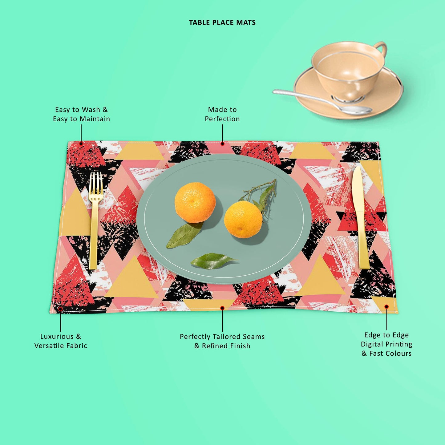 Geometrical Behaviour D5 Table Mat Placemat