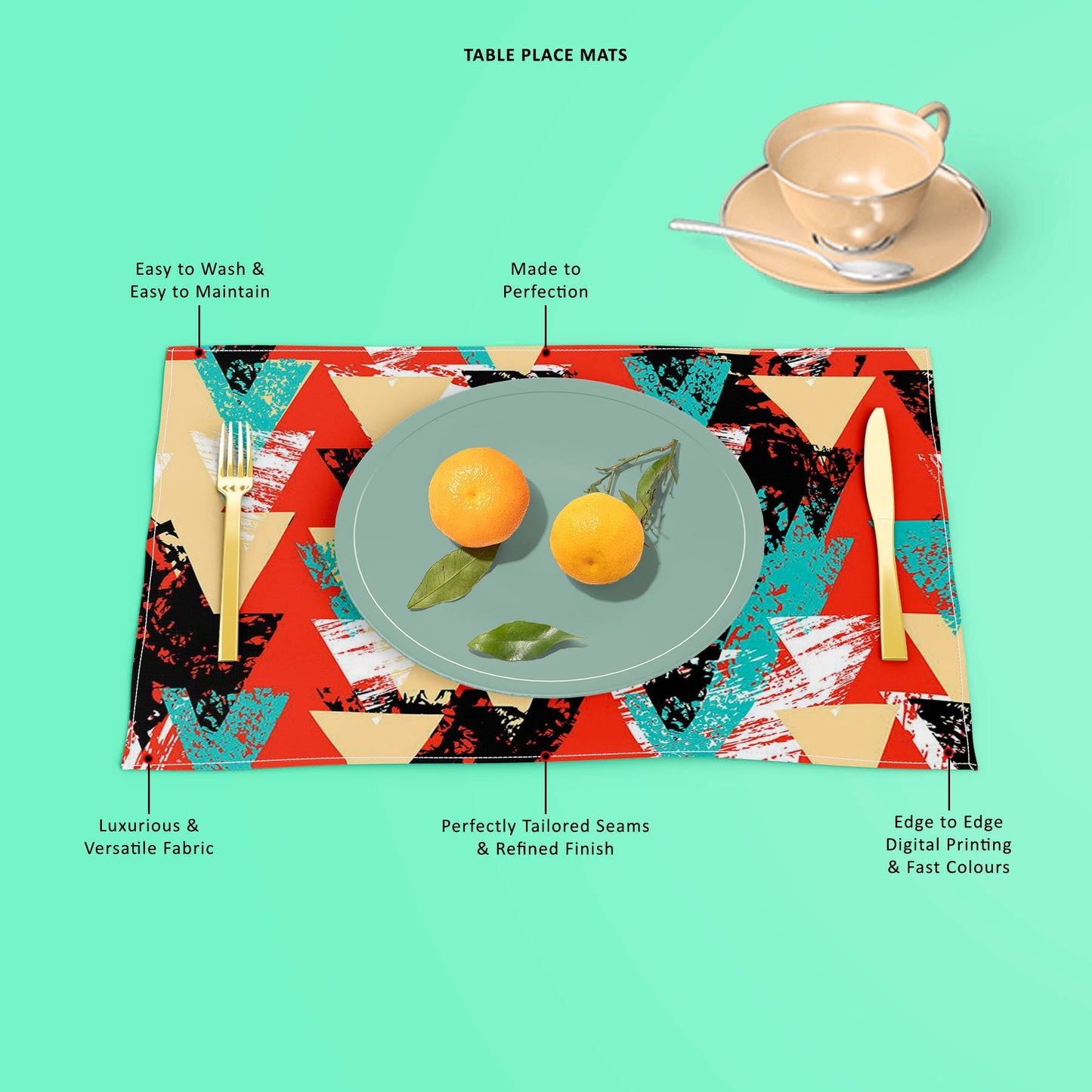 Triangled D2 Table Mat Placemat