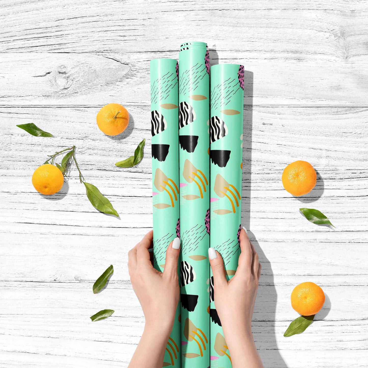 Dog Pug Puppies Art & Craft Gift Wrapping Paper