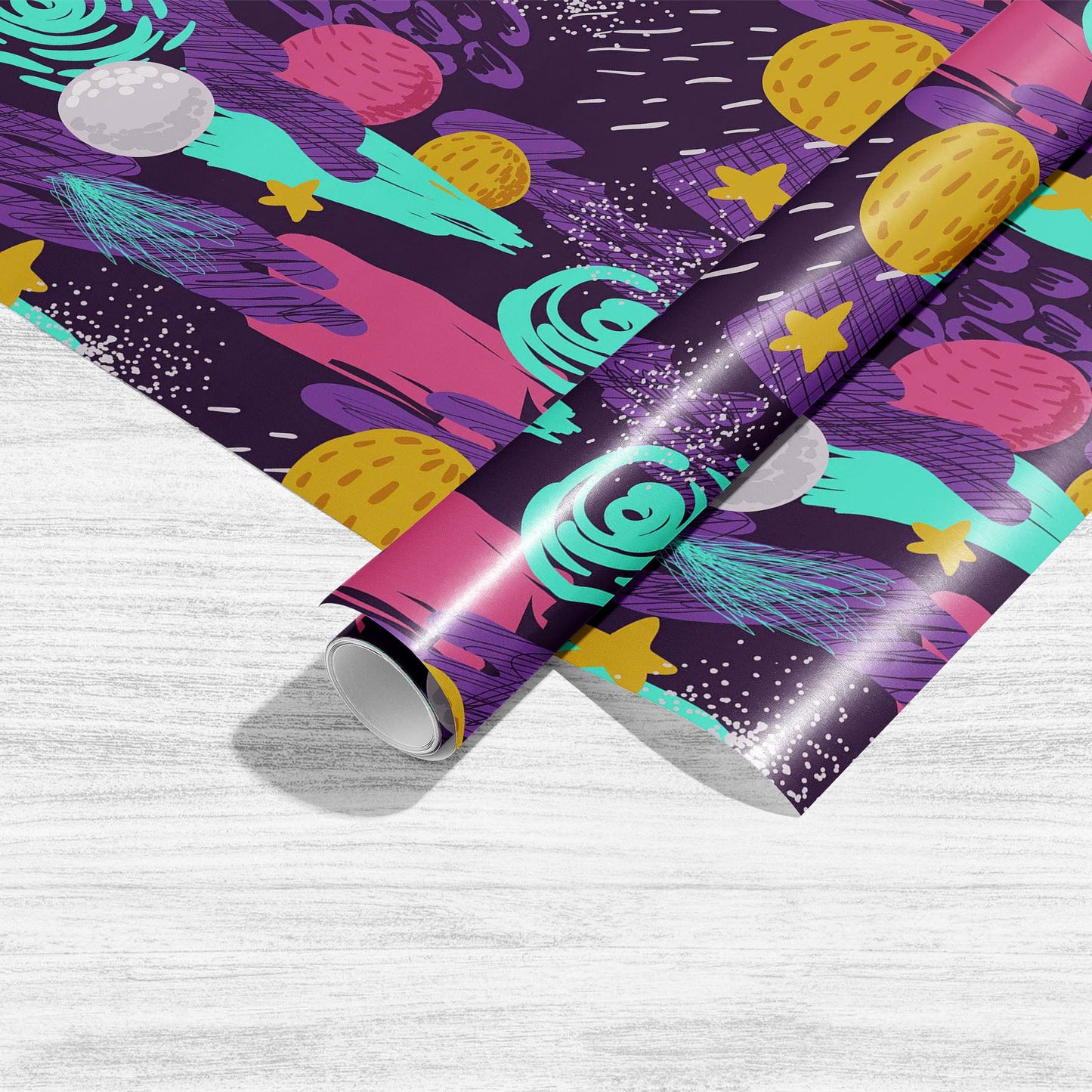 Cosmic Space Doodle Art & Craft Gift Wrapping Paper