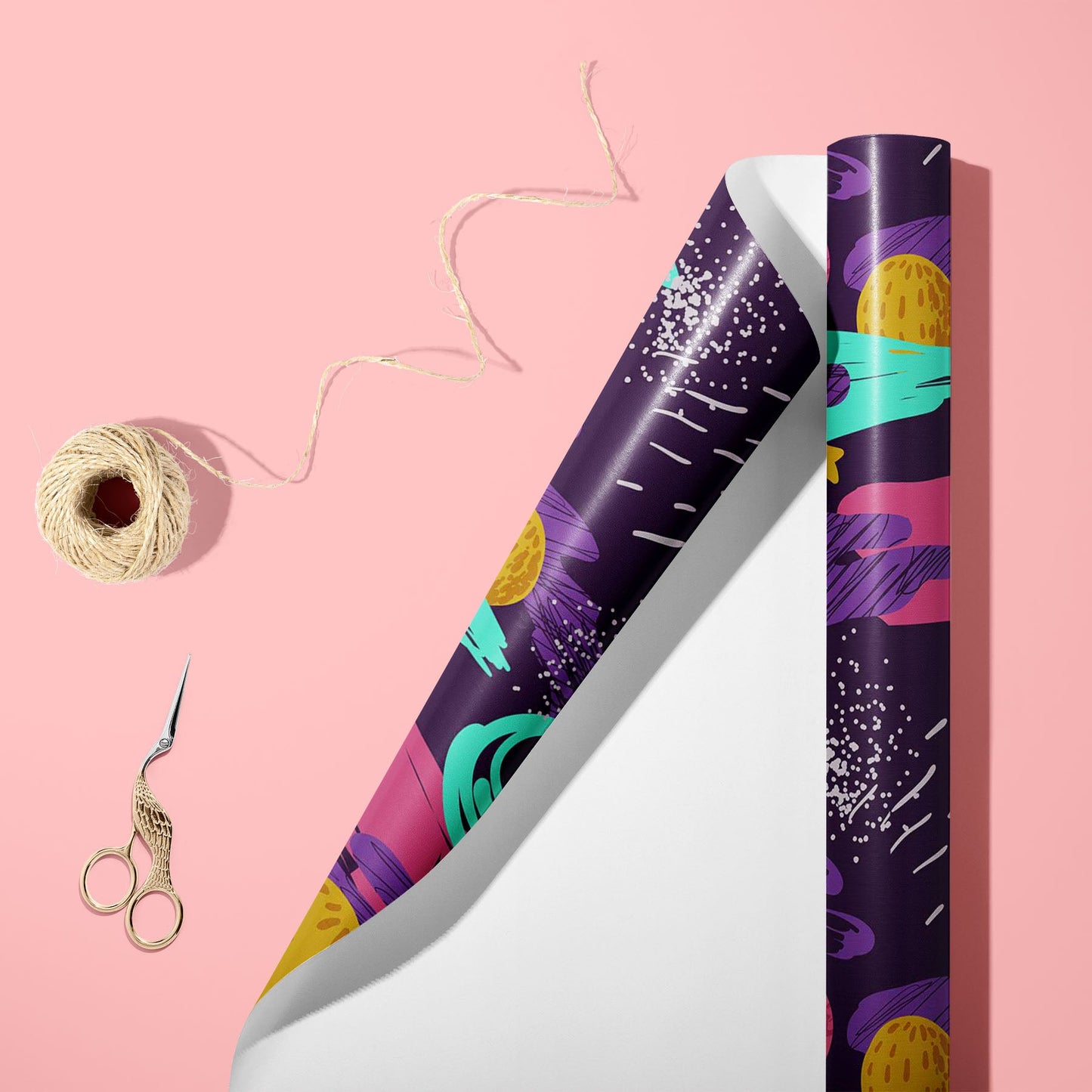 Cosmic Space Doodle Art & Craft Gift Wrapping Paper