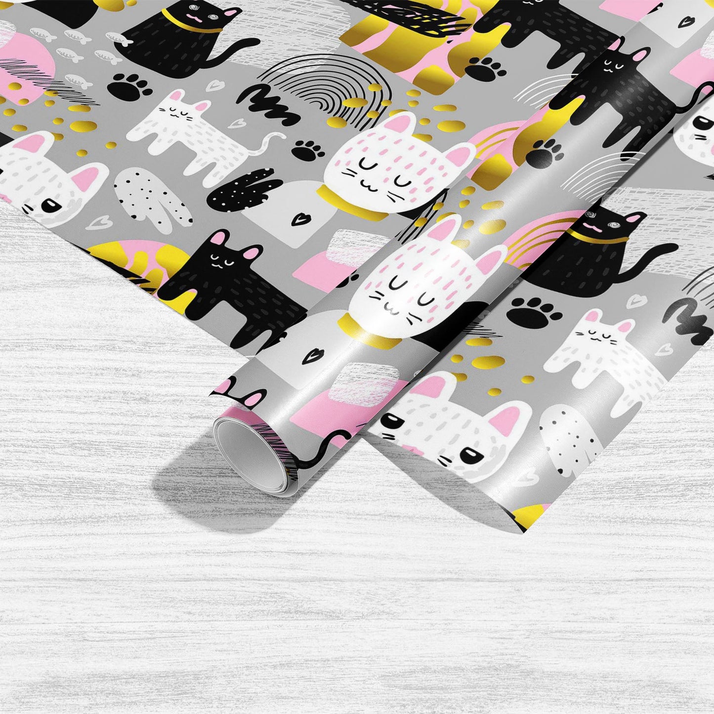 Cats Kitten Art & Craft Gift Wrapping Paper