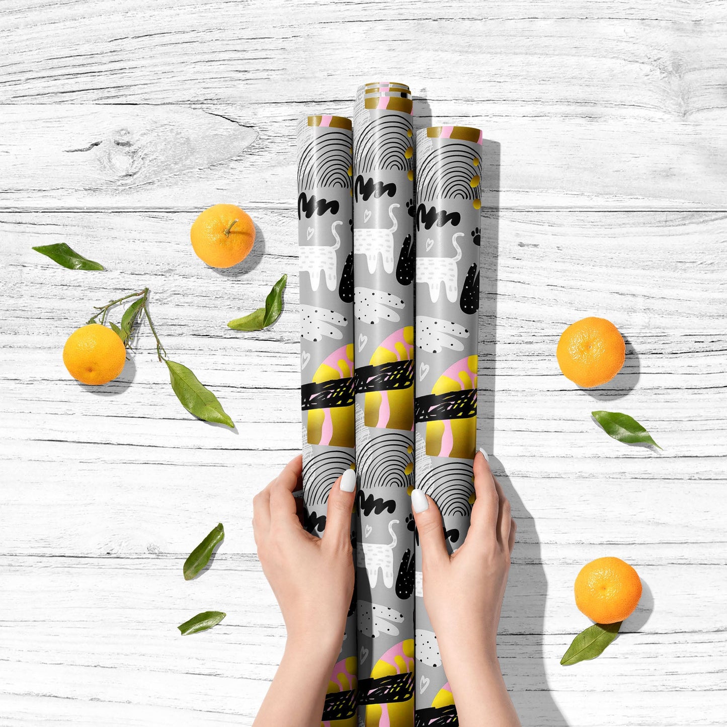 Cats Kitten Art & Craft Gift Wrapping Paper