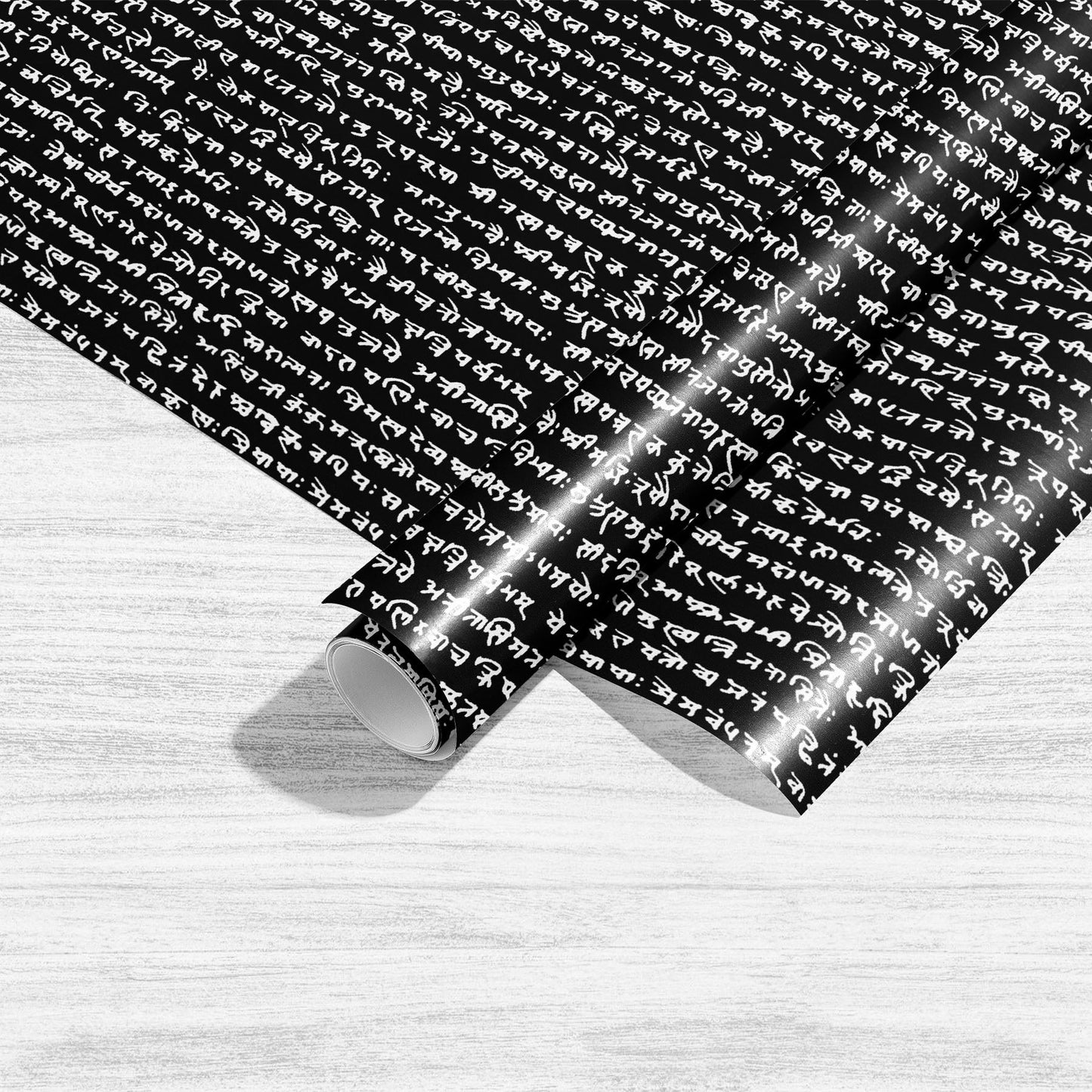 Hindu Ancient Sanskrit Manuscript Art & Craft Gift Wrapping Paper