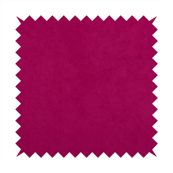 Alpha Plain Durable Velvet Brushed Cotton Effect Upholstery Fabric Pink Colour CTR-2722