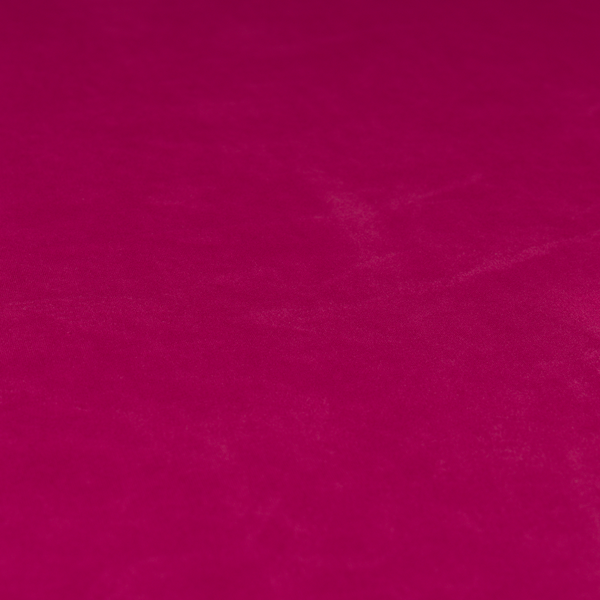 Alpha Plain Durable Velvet Brushed Cotton Effect Upholstery Fabric Pink Colour CTR-2722