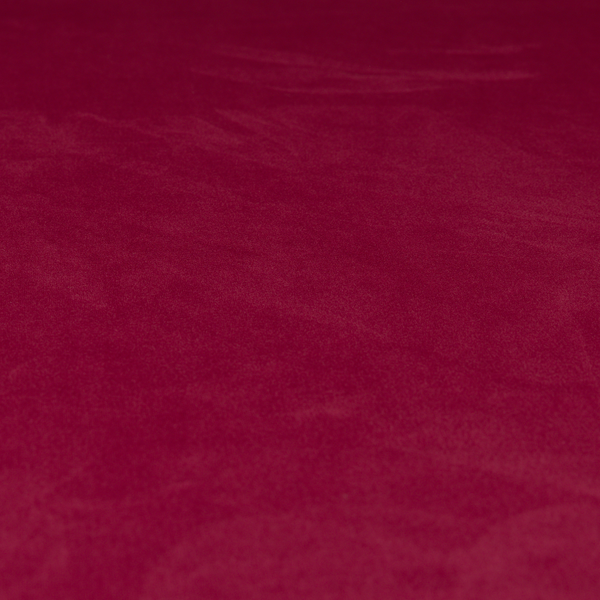 Alpha Plain Durable Velvet Brushed Cotton Effect Upholstery Fabric Pink Colour CTR-2723
